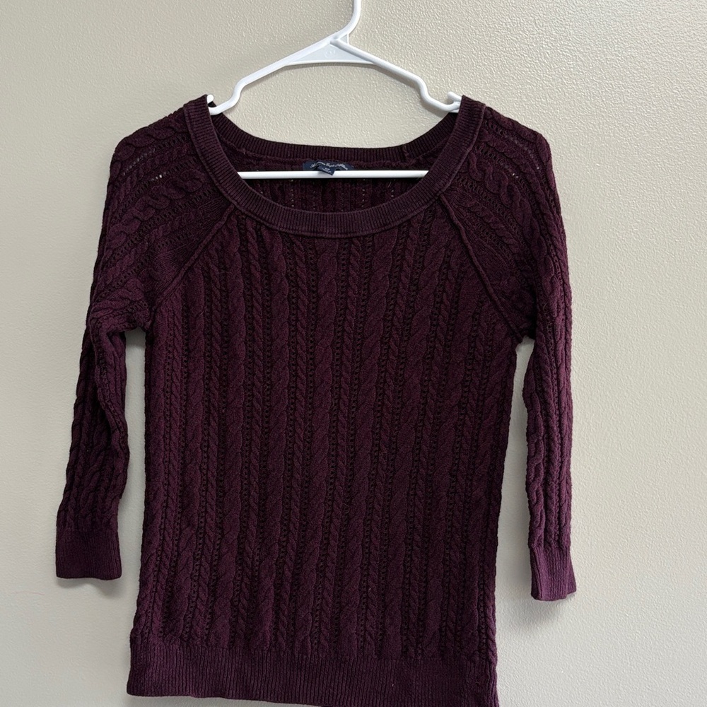 American Eagle Cable Knit Sweater
